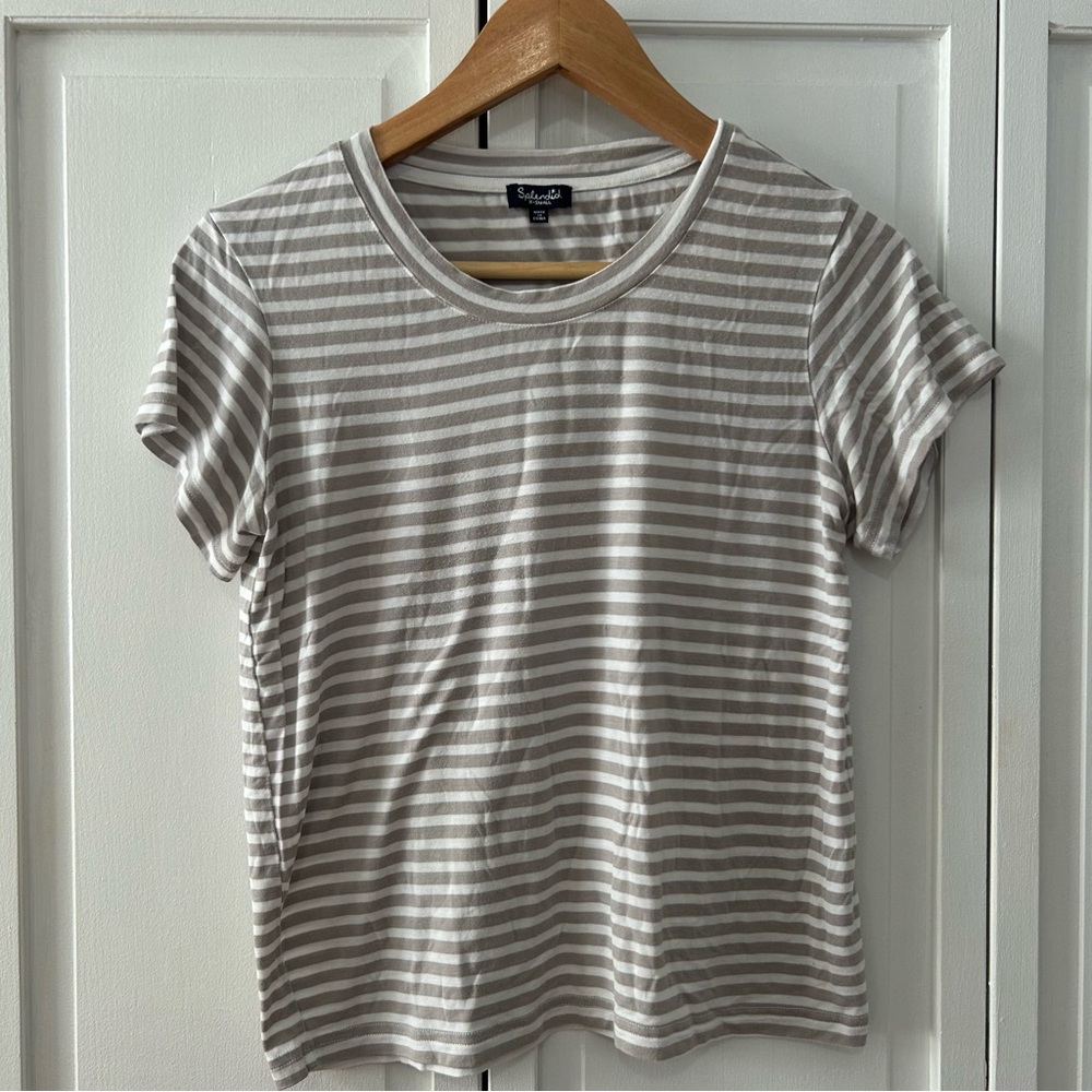 Splendid Louisa Short Sleeve Stripe Tee.XS